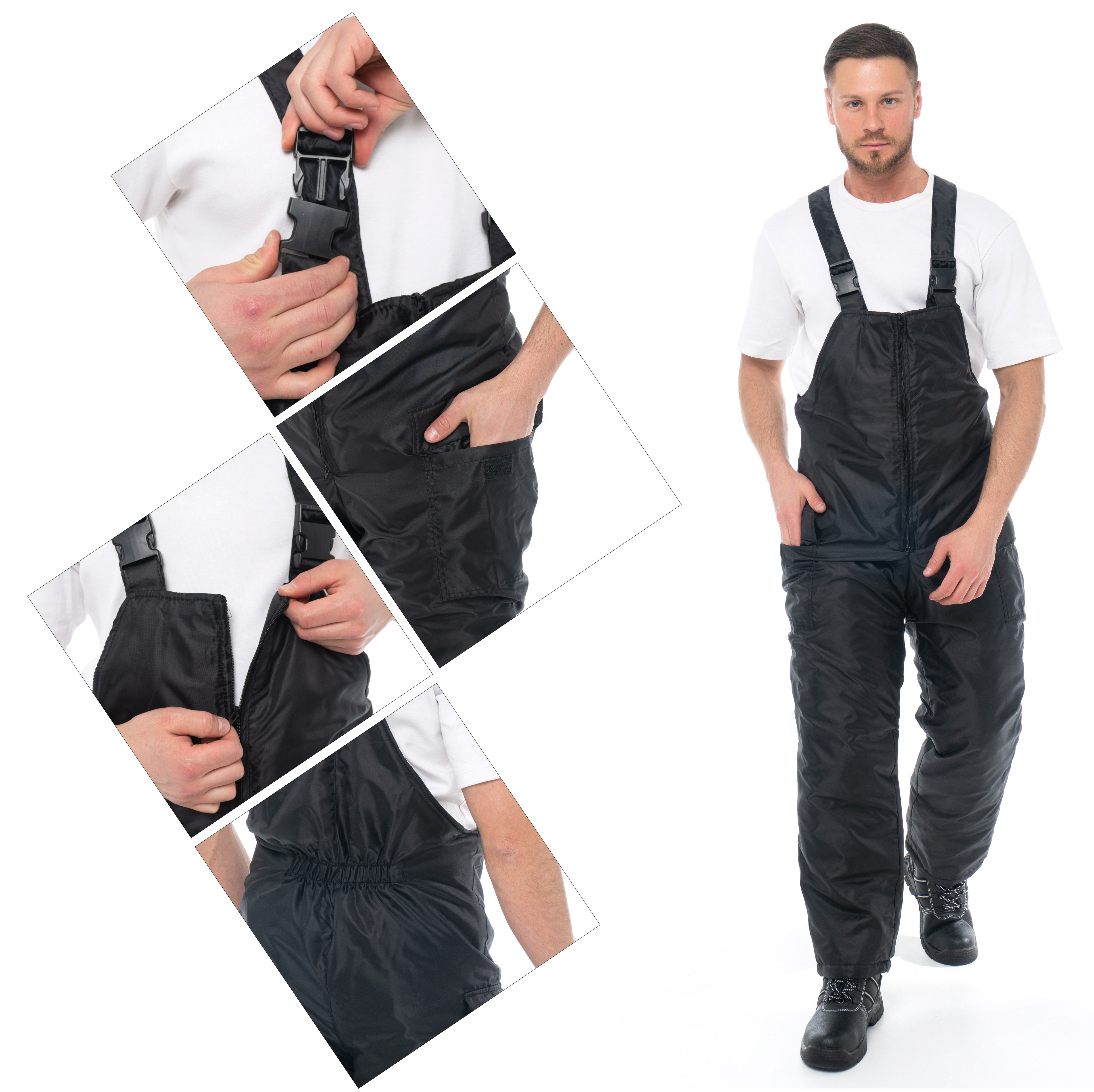 Костюм утепленный «ОХРАННИК» черный Костюм утепленный «ОХРАННИК» черный