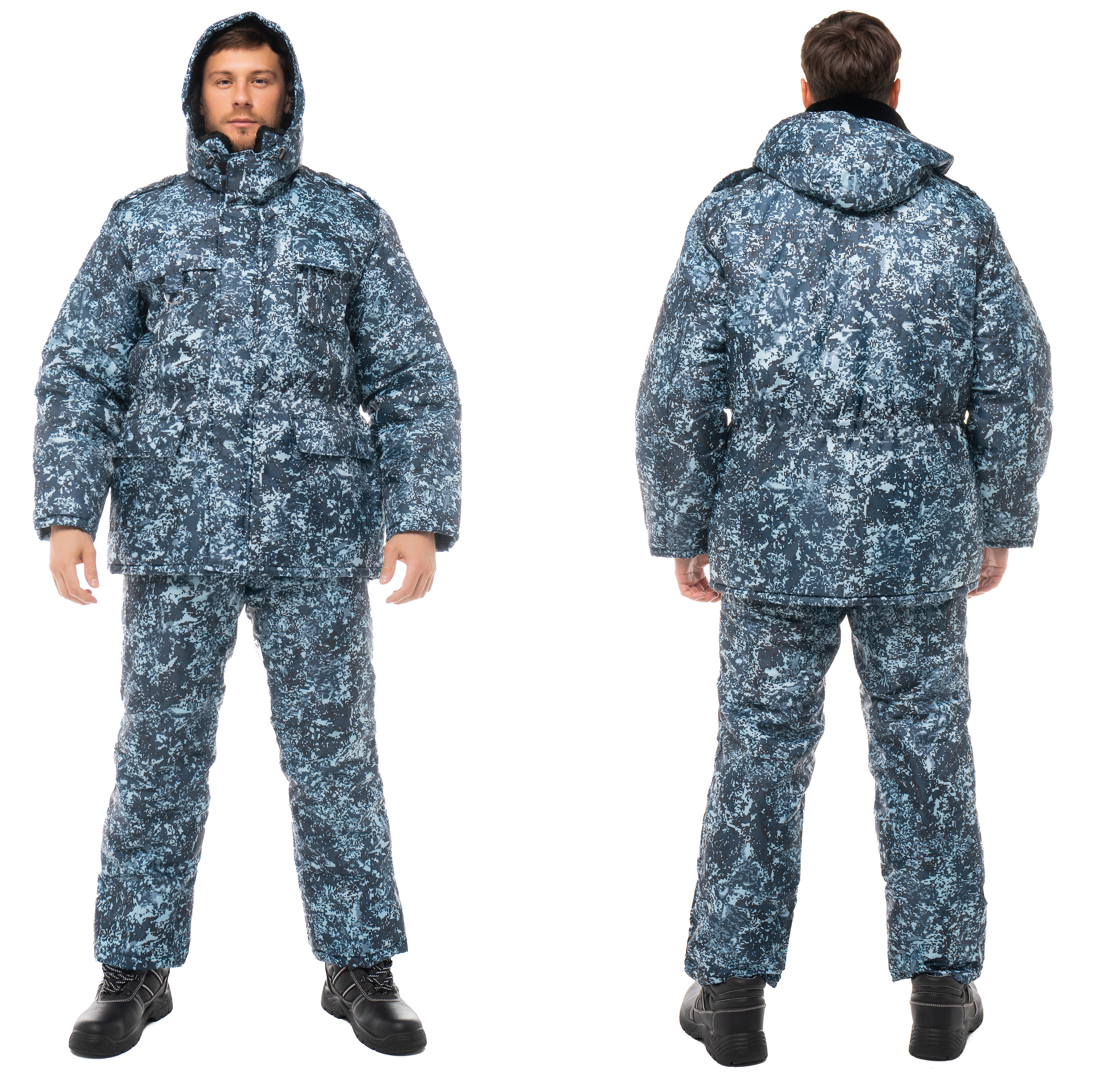 Костюм утепленный «ОХРАННИК» КМФ цифра Костюм утепленный «ОХРАННИК» КМФ цифра