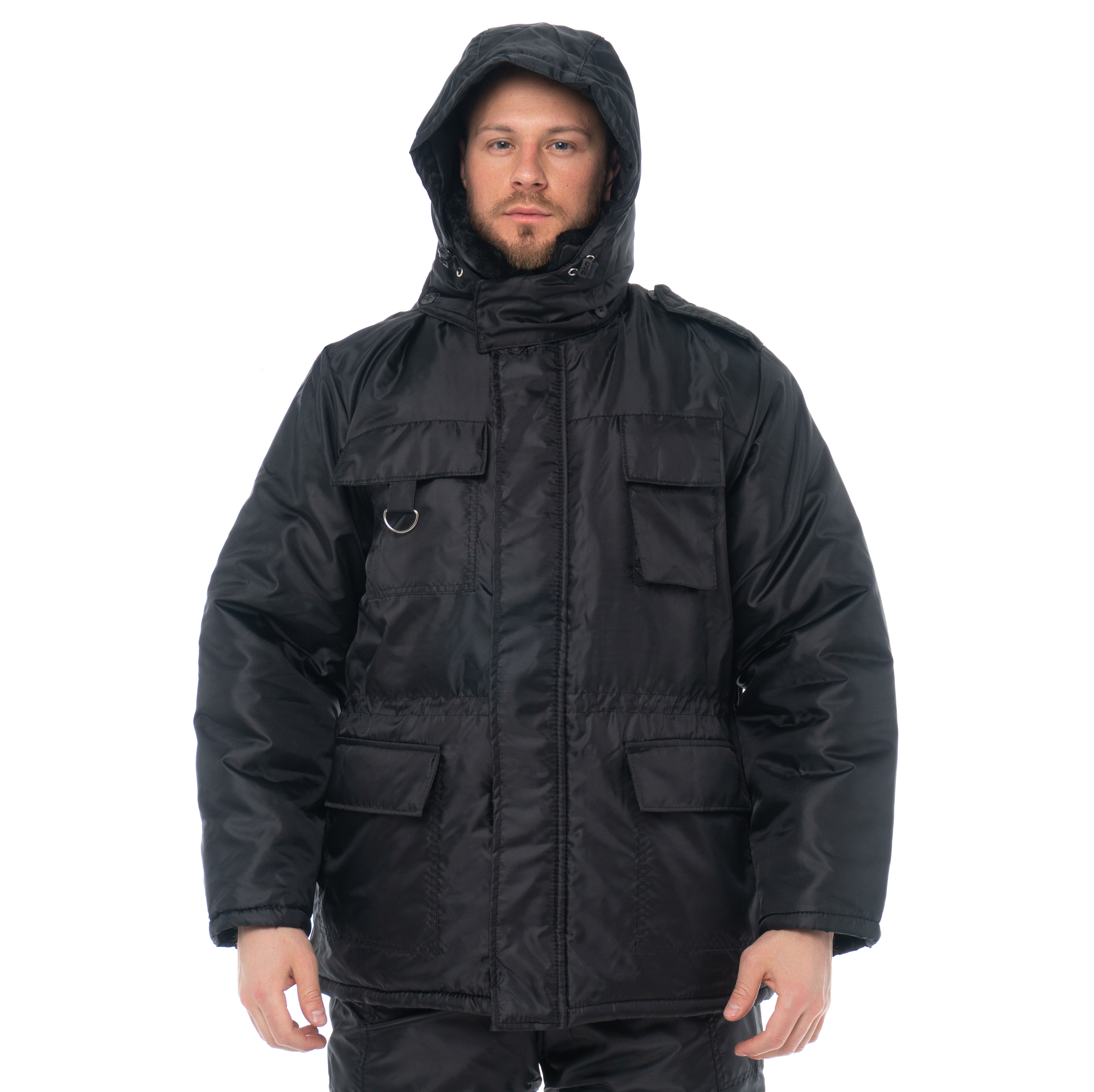 Костюм утепленный «ОХРАННИК» черный Костюм утепленный «ОХРАННИК» черный